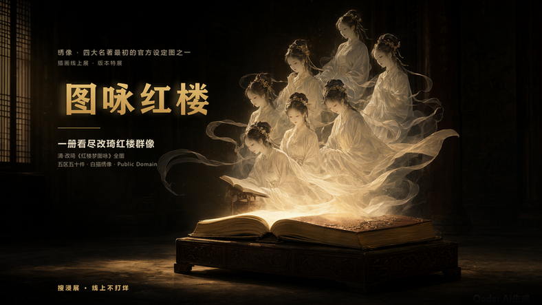 《红楼梦》里的人物,最初是被谁“画”出来的?从一部白描画谱说起