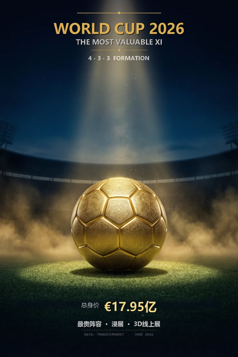2026世界杯"最贵阵容"
