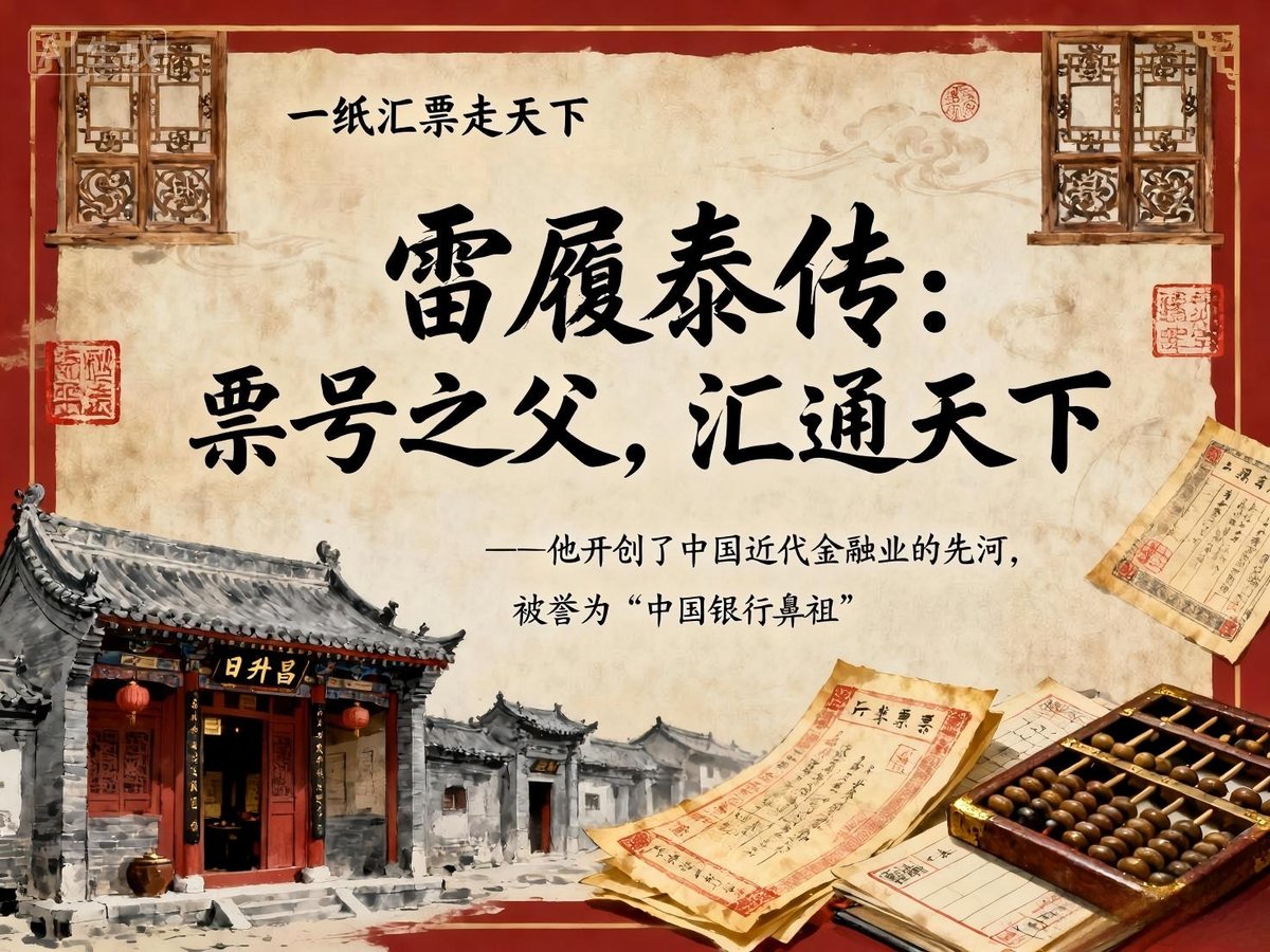 雷履泰传：票号之父，汇通天下